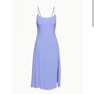 Aritzia Purple Midi Dress with Slit
